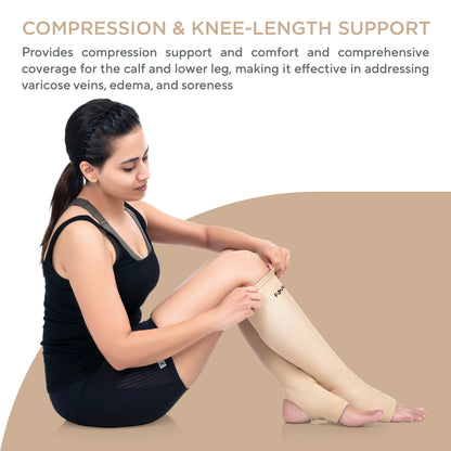 Varicose Veins Compression Stockings (Below Knee)