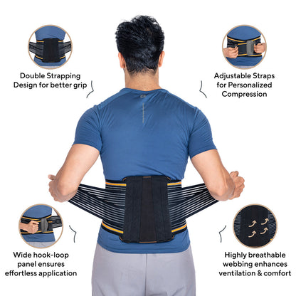 Contoured Lumbar Support Belt