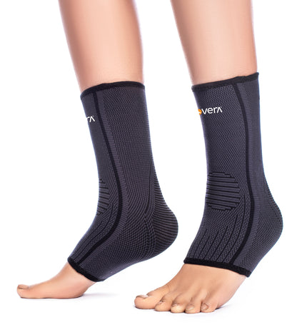 Ankle Compression Sleeve and Protector for Men & Women (1 Pair)