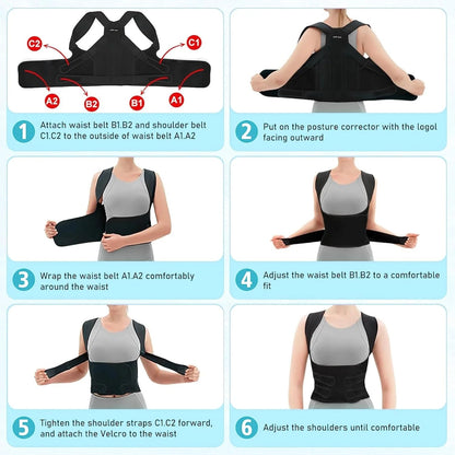 Fitzindia™ Posture Corrector Belt | Unisex